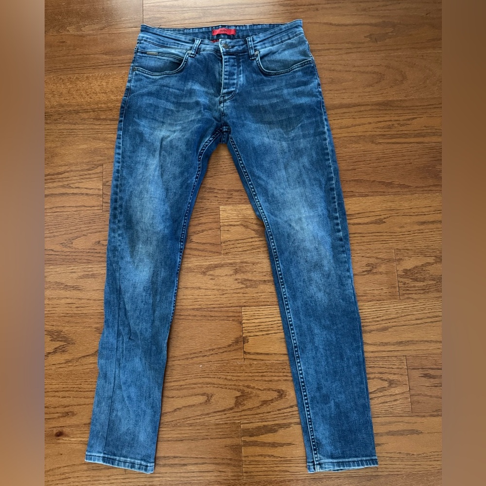 Men’s Hugo Boss Button Fly Skinny Jeans 32x34